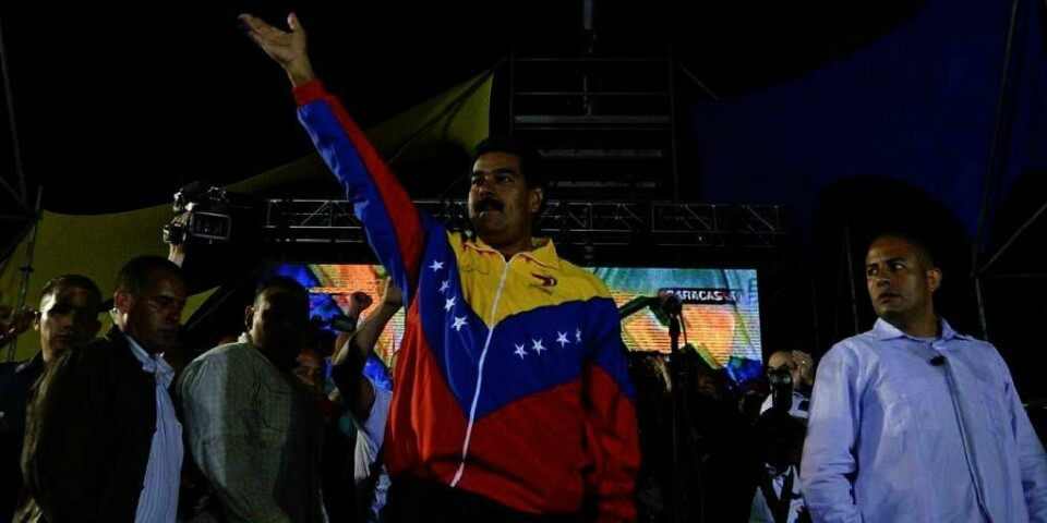 Ny president: Nicolás Maduro er blitt utpekt som vinner av presidentvalget i Venezuela.