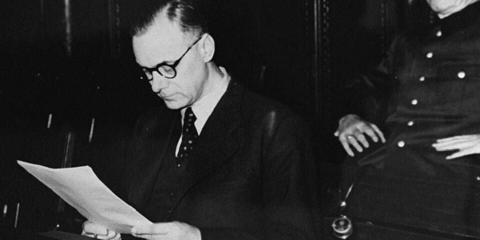 NAZILEDER: Dagboka til nazilederen Alfred Rosenberg er funnet i USA.