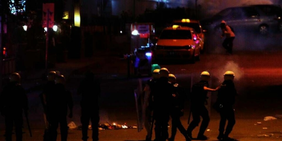 AKSJON: Tirsdag morgen stormet tyrkisk politi Taksim-plassen i Istanbul.