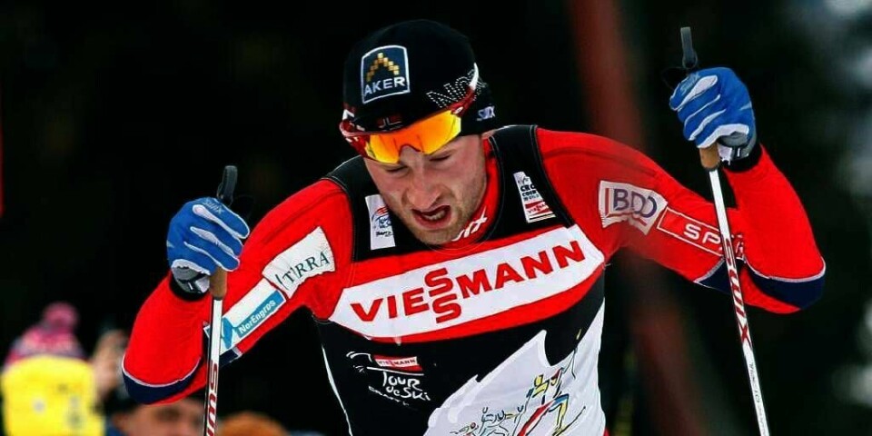 SLET: Skiløper Petter Northug slet opp den siste bakken i konkurransen Tour de Ski. Han ble nummer tre sammenlagt.
