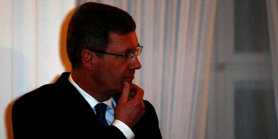 SLUTTER: Christian Wulff slutter i jobben som Tysklands president.