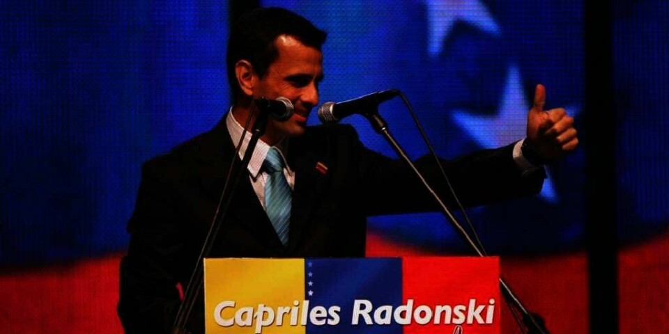 HETSET: Henrique Capriles er kandidat til å bli president i Venezuela. Nå har medier og støttestpillerne til Hugo Chavez begynt å hetse ham.