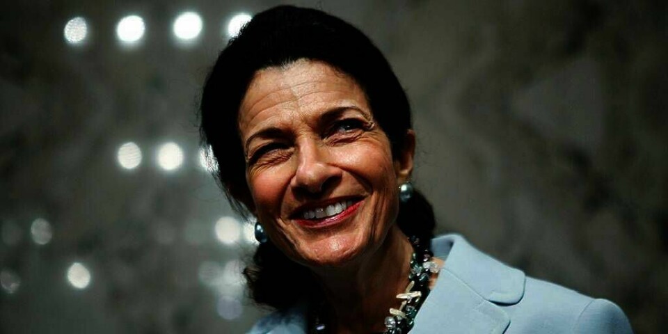 SLUTTER:  Senator i den amerikanske nasjonal-forsamlingen Olympia Snowe slutter i jobben. Hun er lei av at amerikanske politikere aldri kan bli enige.