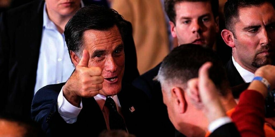 VANT:  Mitt Romney vant nominasjons-valget i delstatene Arizona og Michigan i USA. Han kjemper om å bli partiet Republikanernes kandidat til å bli president.