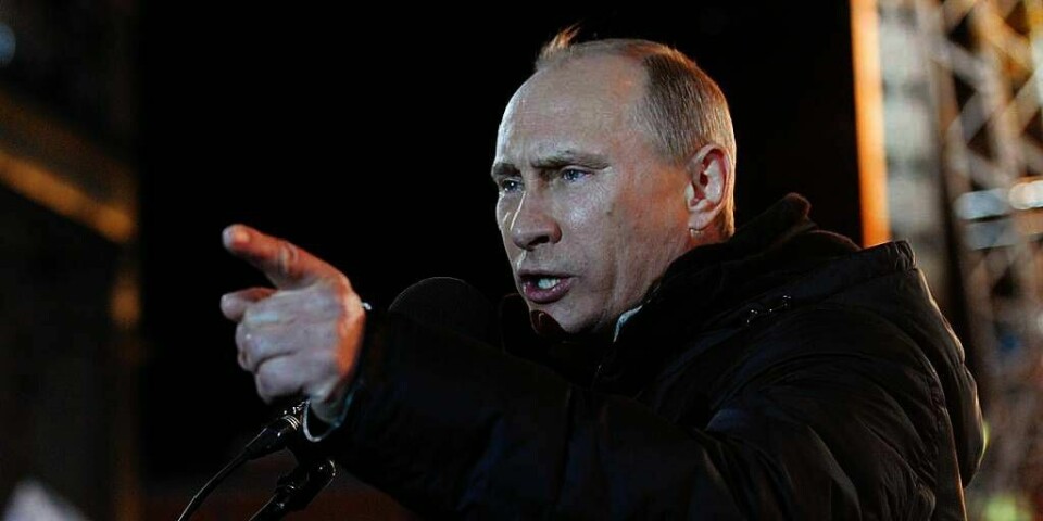 SEIRET: Vladimir Putin ble valgt til ny president i Russland søndag. Han ble hyllet av over 100.000 personer på Manezjnaja-plassen. Men flere hevder at det ble jukset i valget.
