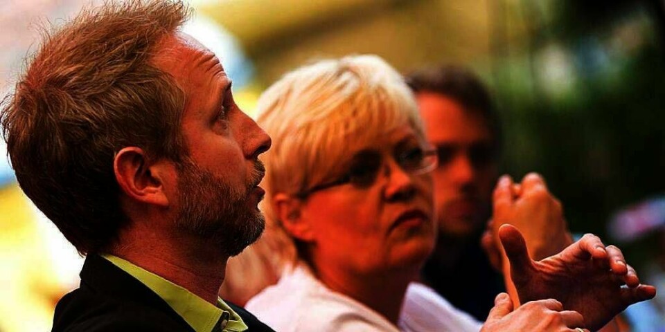 STØTTE:Kunnskapsminister Kristin Halvorsen og tidligere minister Bård Vegar Solhjell ga penger til et prosjekt. Den ene gangen hadde ikke prosjektet sendt inn søknad. Det innrømmer de at var feil.