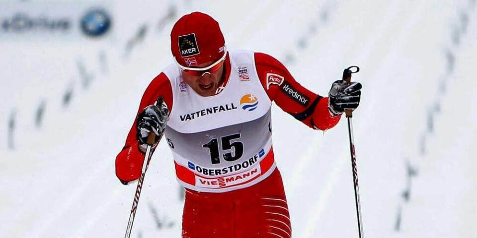 SKUFFET: Petter Northug kom seg ikke til finalen i sprint i Tour de Ski. Dermed ligger han på sjuendeplass sammenlagt i konkurransen.