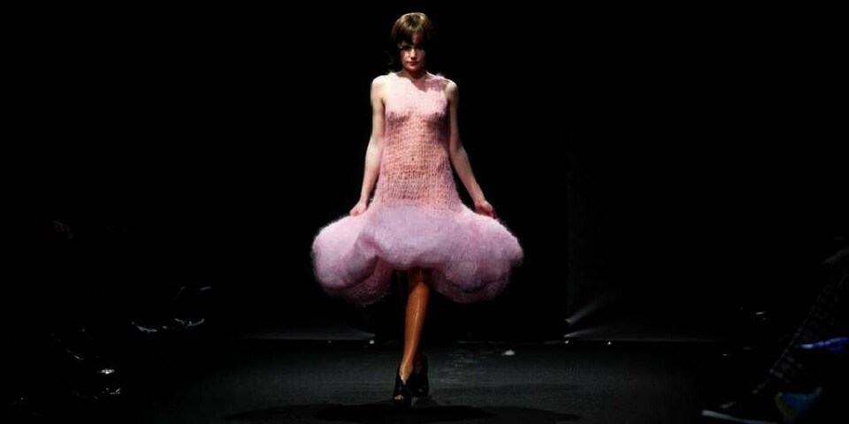 ULL ER KULT: Designerne til Heimen viste fram klær i ull under Oslo Fashion Week tirsdag kveld. De vil vise at ull er kult.