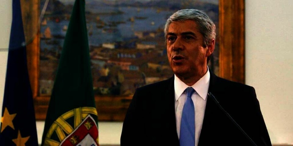 SLUTTER: Portugals statsminister, Jose Socrates, går av. Det ble klart onsdag.