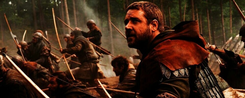 PREMIERE: Russell Crowe spiller Robin Hood i en ny film om helten. Filmen har premiere onsdag.