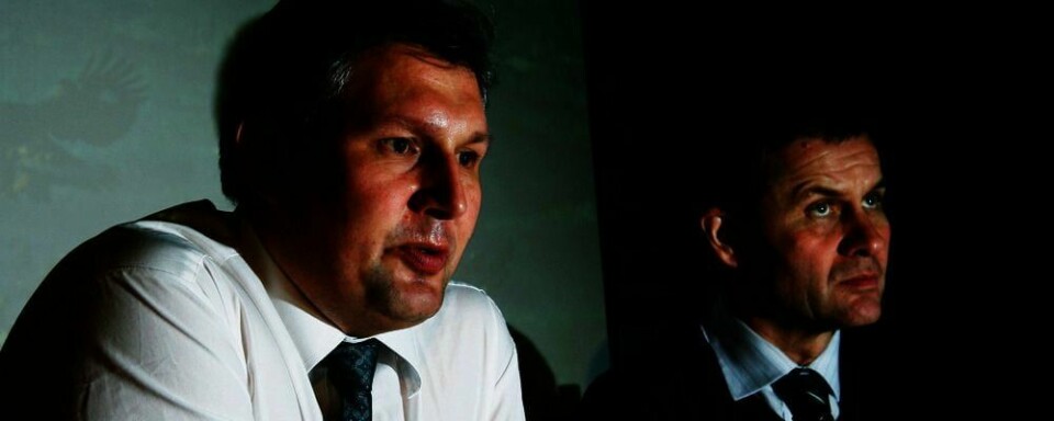 UTSATT: Erik Solheim (SV) og Terje Riis-Johansen (SP) er imot olje-boring i Lofoten, Vesterålen og på Senja. Planen for områdene blir ikke lagt fram før i 2011.