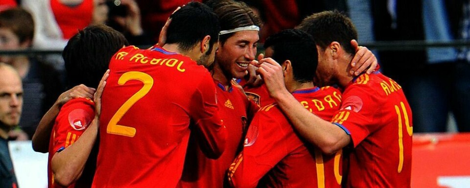 FAVORITTER: Spania er favoritter til å vinne verdens-mesterskapet (VM) i fotball. Det har de aldri klart før. I år har landet et veldig godt lag.