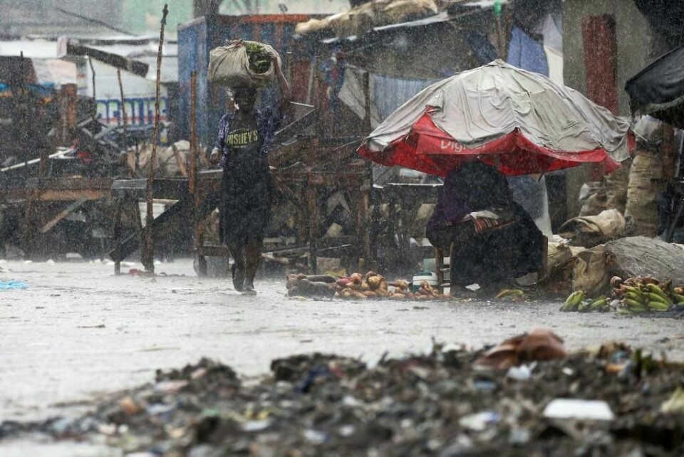UVÆR: Orkanen Matthew har ødelagt mye i det fattige landet Haiti. Minst 11 personer er døde på grunn av uværet.