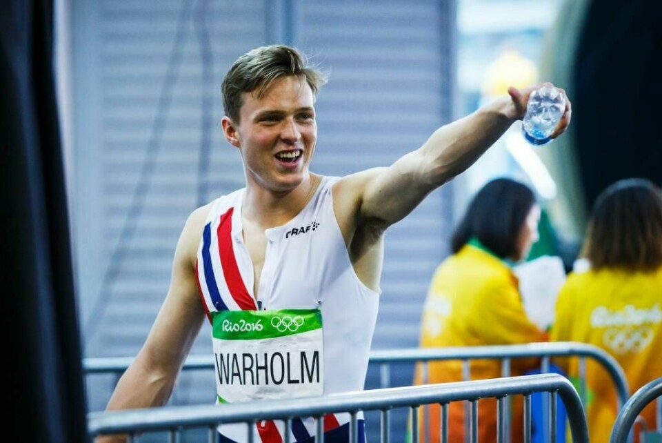 NORSK: Karsten Warholm kan vinne talentpris. Den norske hekkeløperen kjemper mot en tysker og en brite.