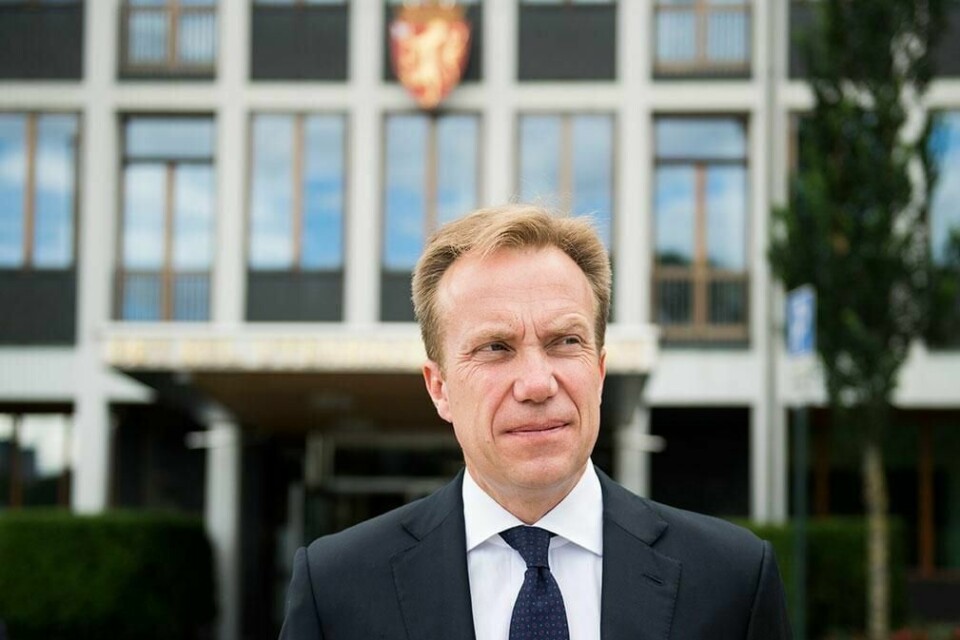 GRATULERER: Utenriksminister Børge Brende er glad for at årets fredspris går til Colombia.