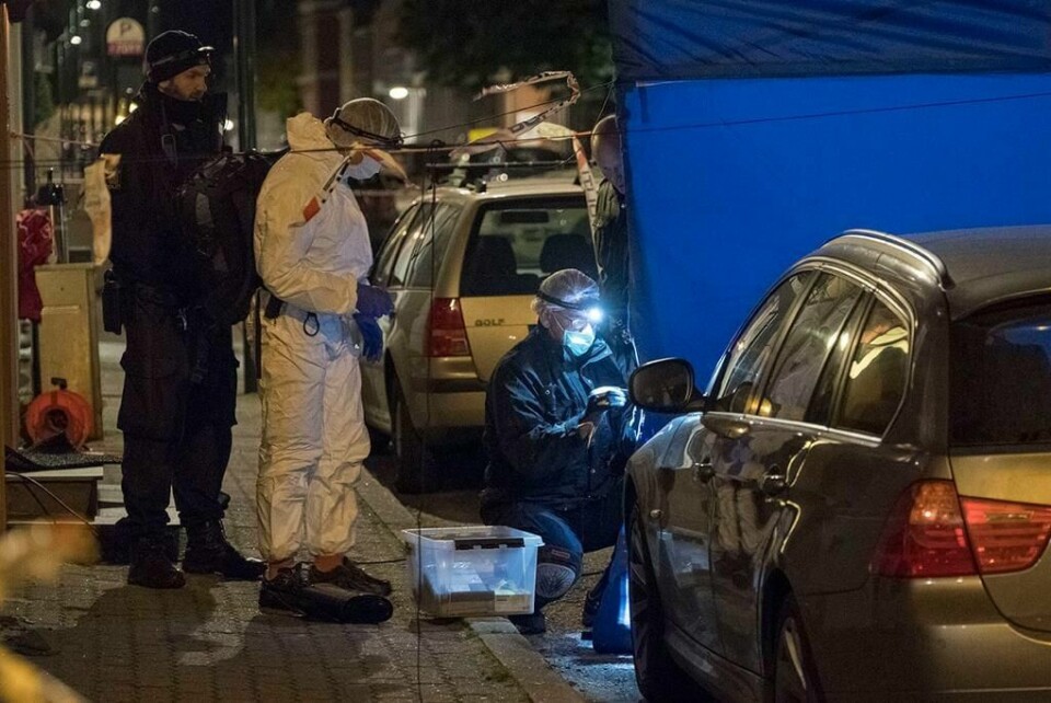 DRAP: En mann ble drept i Kristiansand sentrum torsdag kveld.