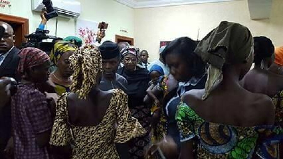 REDDA: Forrige uke ble 21 jenter sluppet fri fra fangenskap hos Boko Haram. Noen jenter vil ikke bli redda.