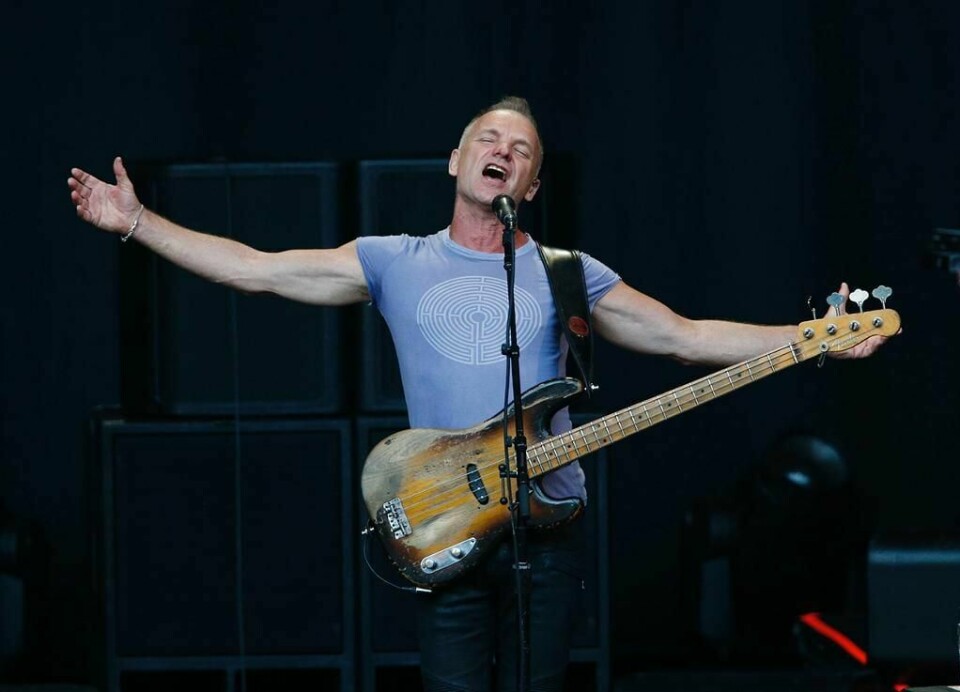 ÅPNER: Artisten Sting åpner konsertstedet Bataclan. Det blir første konsert etter terroren i Paris i fjor.
