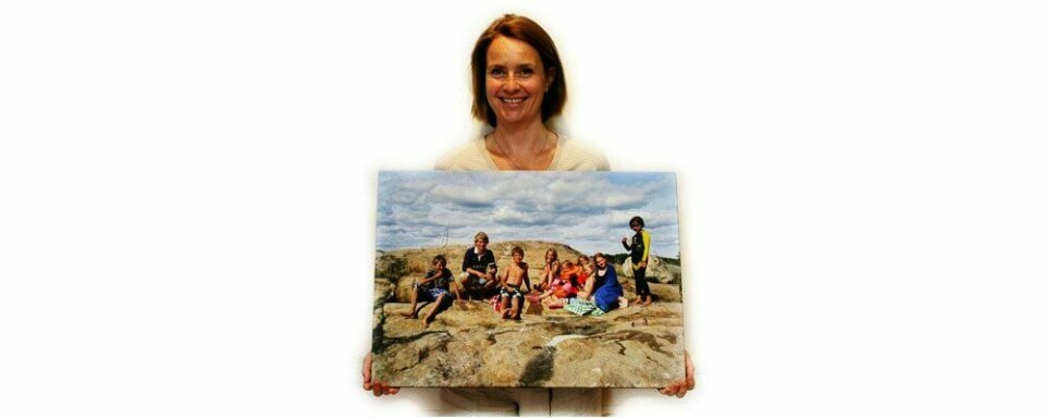 TIPS: Benedicte Fasmer Waaler ber folk bruke bildene sine til noe kreativt.