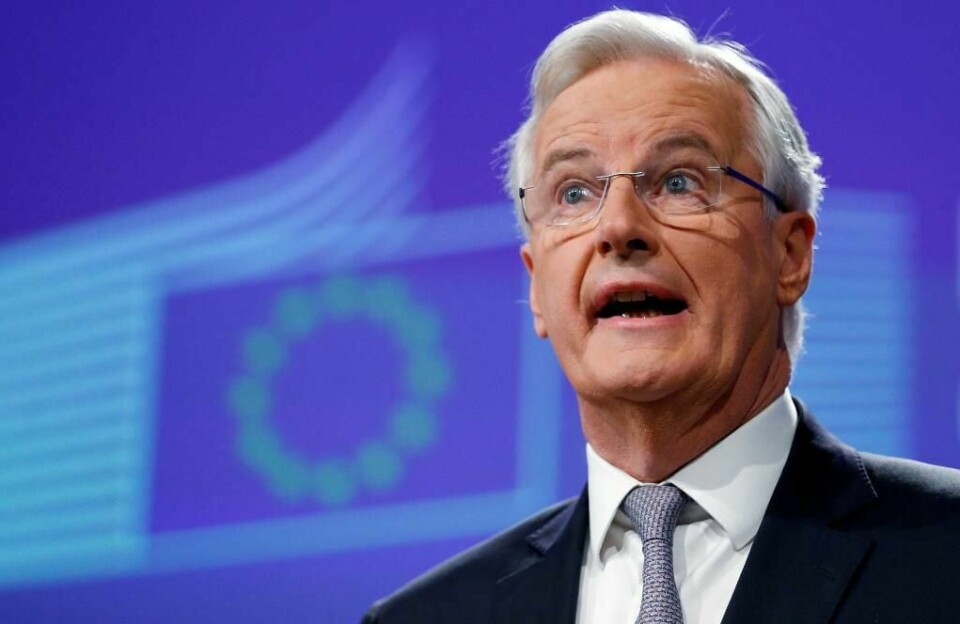 LEDER: Storbritannia skal ut av EU. Michel Bernier leder forhandlingene.