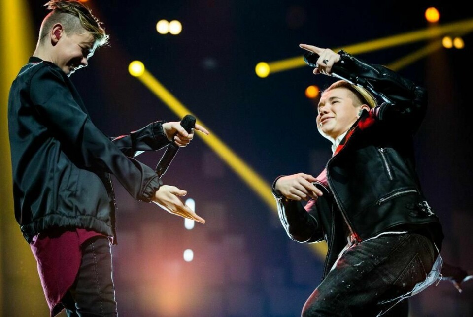 DOKUMENTAR: Artistene Marcus og Martinus kommer med en egen film om seg selv. Bildet er fra Nobel-konserten.