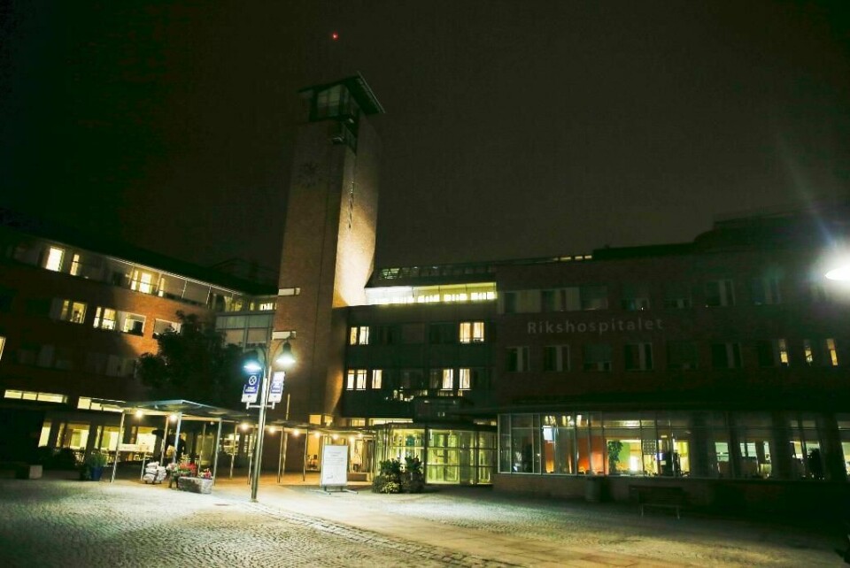 SYKDOMMER: Leger i Norge er flinke til å behandle flere sykdommer. På bildet er Rikshospitalet. Det er ment som illustrasjon til saken.