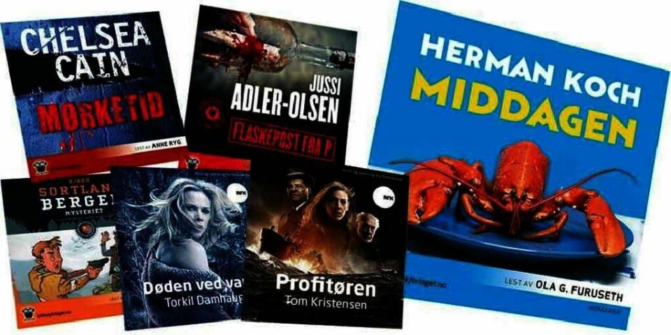 KRIM: Det er mye å velge i hvis du vil høre krim i påsken.