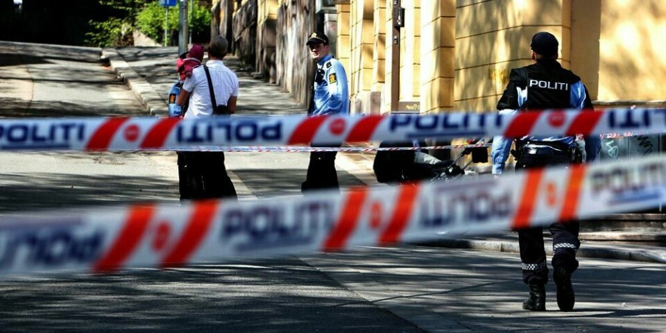 KNIV: To personer ble slukket med kniv på Bilslett i Oslo torsdag.