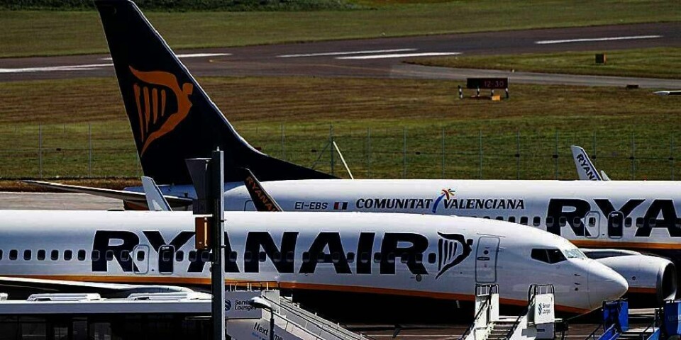 TESTET: Flyselskapet Ryanair hevder at de fløy gjennom askeskyen for å teste. Det skal ha skjedd over Skottland. Ryanair sier at det ikke var noen problemer.