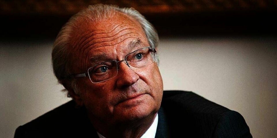 BILDE: Svensk politi skal ha funnet et bilde av kong Carl Gustaf på strippeklubb. Den svenske kongen har nektet for at det finnes slike bilder av ham.