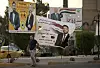 Valgplakater preger gatene i Iraks hovedstad Bagdad før valget i oktober. Men entusiasmen blant velgerne er lav. Foto: AP-Hadi Mizban/NTB