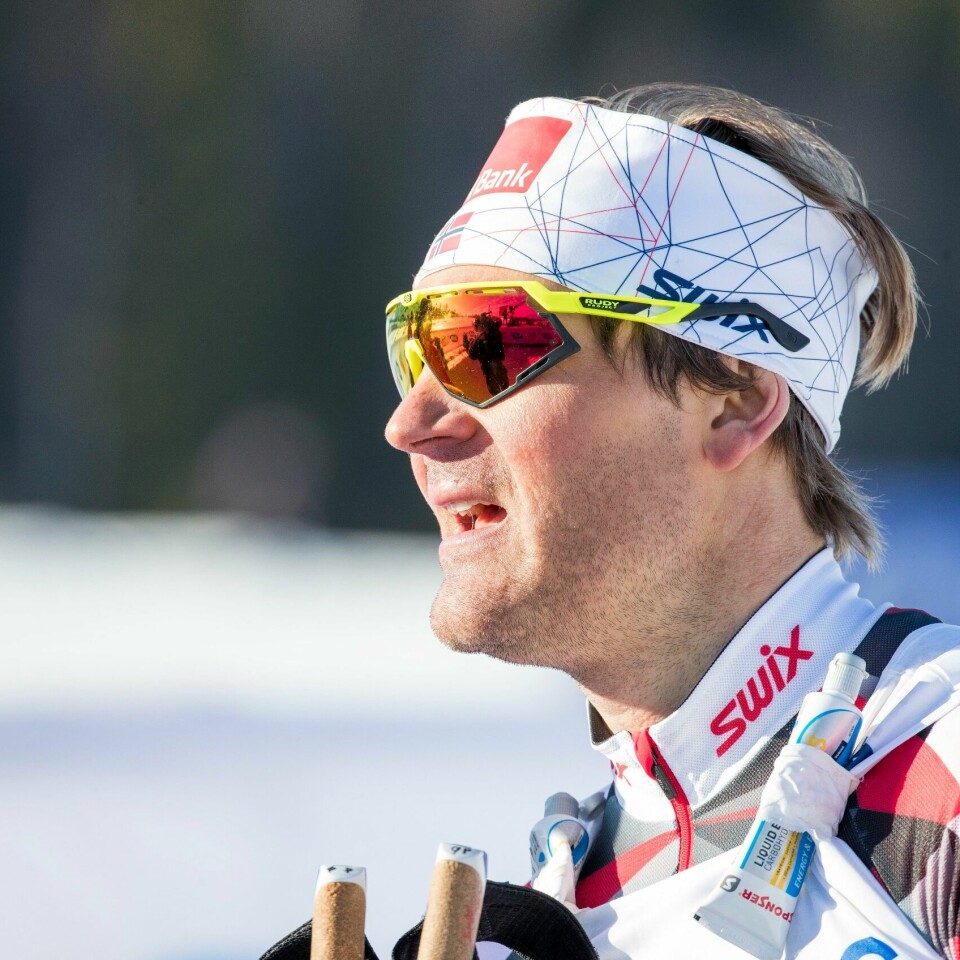 KJENT: Øystein Pettersen vant VM-gull med Northug i 2010. Den pensjonerte langrennsløperen Øystein «Pølsa» Pettersen pådro seg en blødning på hjernen i forrige uke, men er nå utskrevet av sykehuset. Foto: Terje Pedersen / NTB