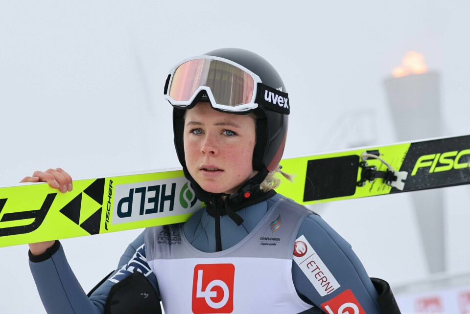 HOPPER: Maren Lundby har de siste årene vært den beste kvinnelige skihopperen i hele verden. Nå dropper hun sesongen i vinter.