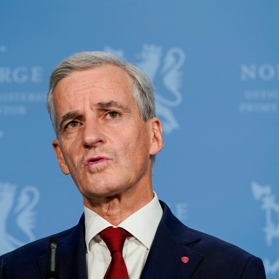 STATSMINISTER: Jonas Gahr Støre holder sin første pressekonferanse som statsminister. Statsminister Jonas Gahr Støre (Ap) holdt pressekonferanse på Statsministerens kontor etter sin første dag som statsminister. Foto: Håkon Mosvold Larsen / NTB