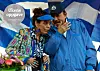 Bildet er av Daniel Ortega og kona Rosario Murillo. Foto: Alfredo Zuniga / AP / NTB