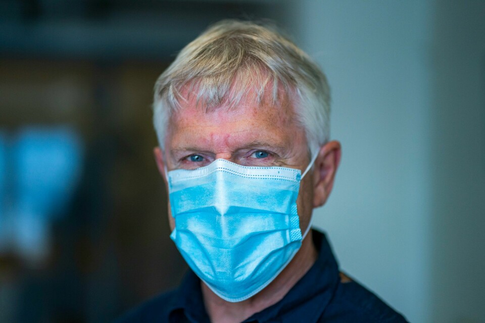 MUNNBIND: Langt flere er nå positive til å bruke munnbind. Langt flere er nå positive til å bruke munnbind, faktisk er bruken tilbake på rekordnivå. Illustrasjonsfoto: Håkon Mosvold Larsen / NTB