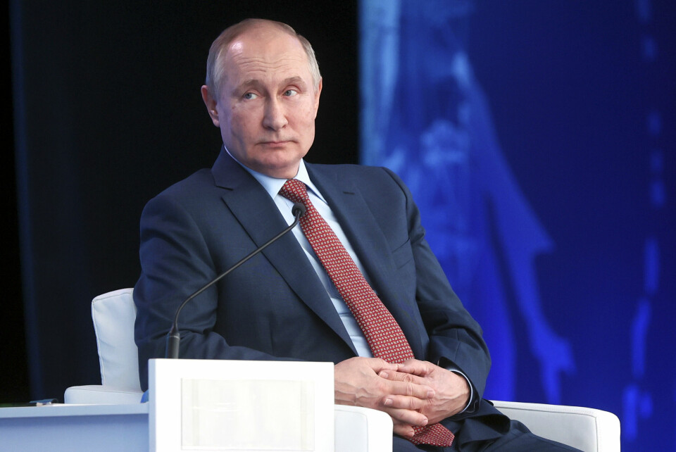 PRESIDENT: Vladimir Putin har hevdet at gruppen «Memorial» støtter terrorister. Russlands president Vladimir Putin. Foto: Mikhail Metzel / Sputnik, Kreml Pool Photo via AP / NTB
