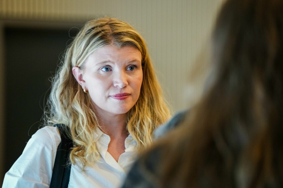 BANEHEIA: Forsvarer Celine Krogh Fornes sier at Jan Helge Andersen trenger tid til å tenke. Forsvarer Celine Krogh Fornes under rettssaken mot Jan Helge Andersen i Sør-Rogaland tingrett.Foto: Beate Oma Dahle / NTB