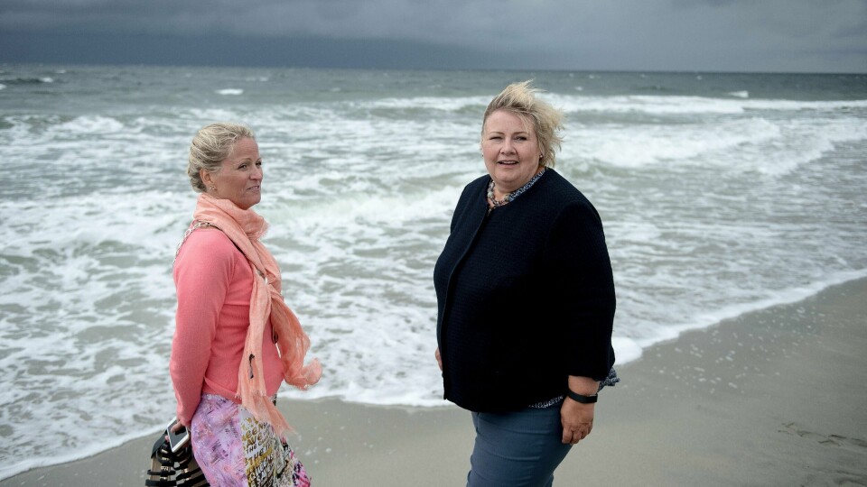 BESØK: Statsminister Erna Solberg besøkte Klepp kommune i 2017. Her er hun sammen med ordfører Ane Mari Braut Nese.