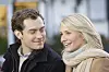 Bildet viser Cameron Diaz og Jude Law i en scene fra filmen «The Holiday».