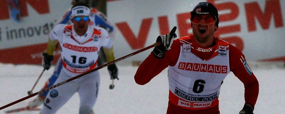 FORSIKTIG: Petter Northug er sponset av energidrikken Red Bull. Under de olympiske leker (OL) må han passe på å ikke reklamere for dem.