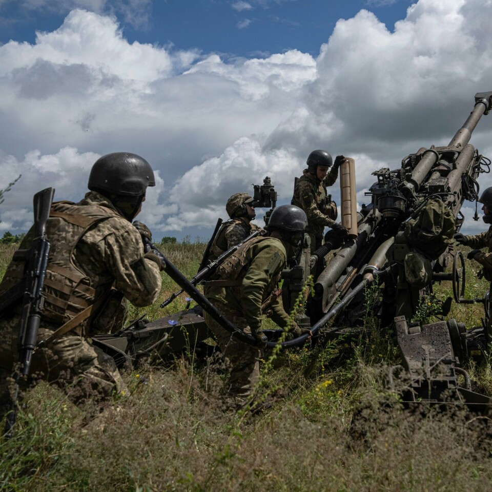 UKRAINA: Soldater fra Ukraina i Kharkiv-regionen. Bildet viser soldater fra Ukraina i Kharkiv-regionen.