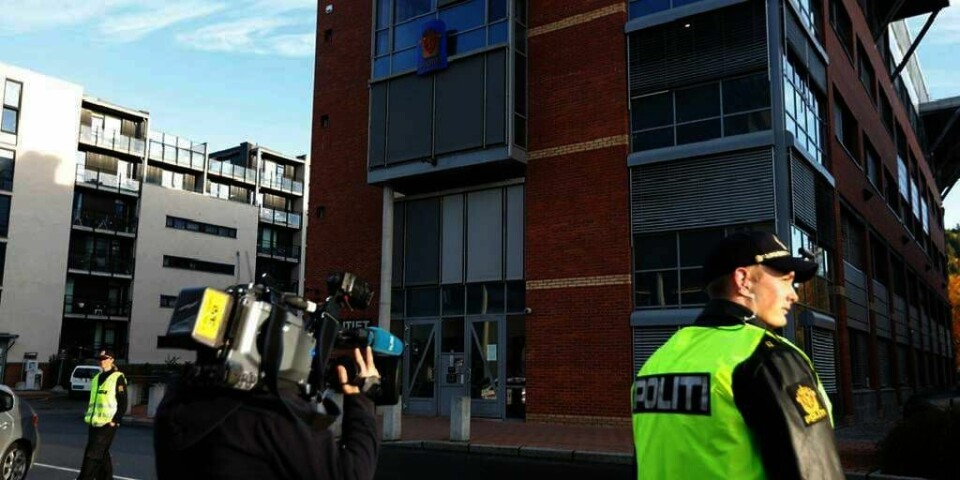 TRUSLER:  En mann truet med å sprenge politihuset i Drammen.