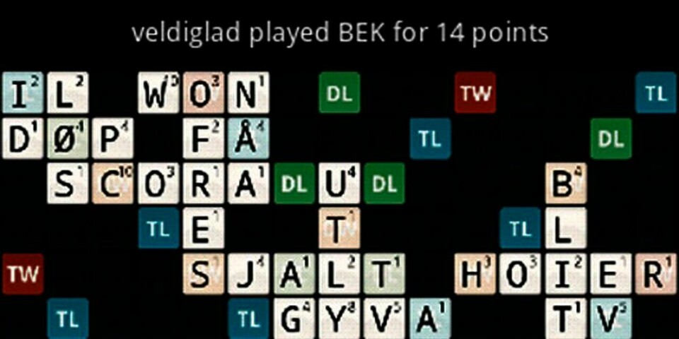 POPULÆRT: Mange spiller Wordfeud på mobilen sin. Ordspillet har sørget for rekordmange klikk i Norges største ordbok på nett.