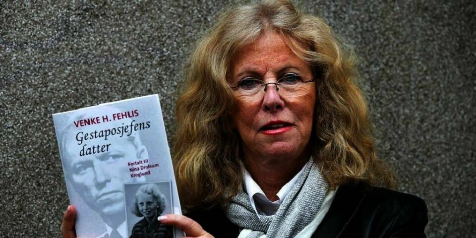 BOK: Venke H. Fehlis har levd mye av sitt liv i skam. Hun har vært redd for å fortelle andre hvem hun er. Årsaken er faren hennes. Han var tysk general i Norge under andre verdenskrig. I boka «Gestaposjefens datter» forteller hun om sitt liv.