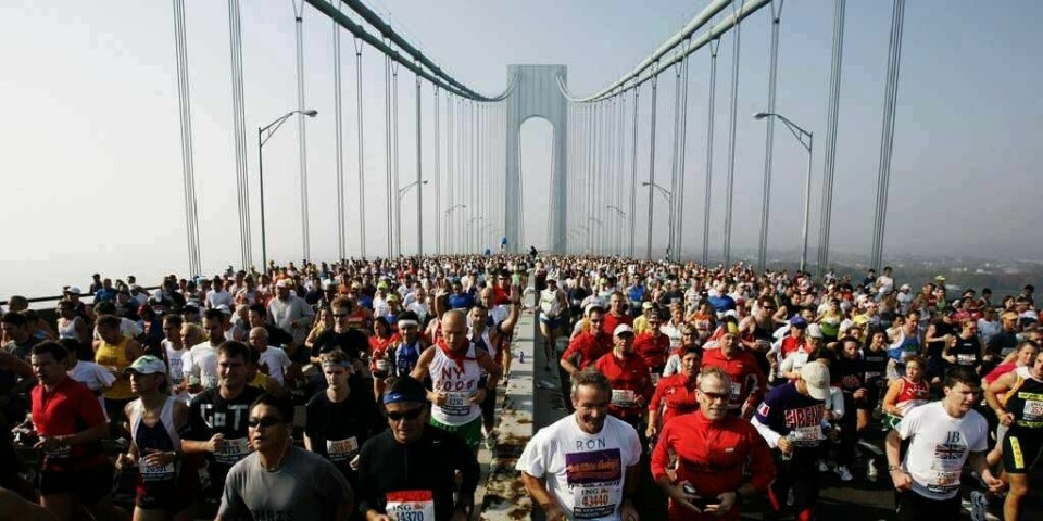 MARATON: Det blir likevel New York maraton etter uværet Sandy. Bilder et fra et tidligere maraton.