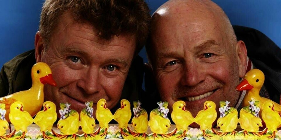 QUIZ: Quiz er populært i påsken. Både i bøker og på TV. I år er det 30 år siden TV-programmet «Påskenøtter» ble vist første gang. Mandag 14. april starter det igjen. Øystein Bache (til venstre) og Rune Gokstad (til høyre) som leder de åtte programmene.