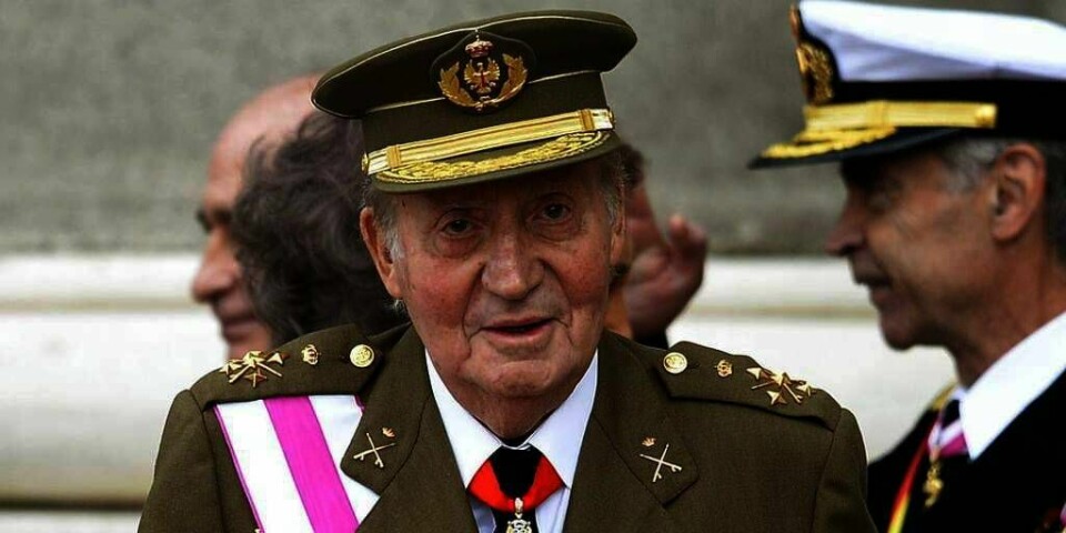 SLUTTER: Spanias kong Juan Carlos slutter som konge. Hans sønn kronprins Felipe skal ta over.