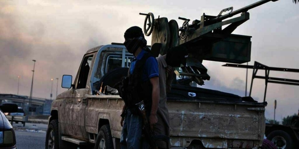 OPPRØR:– Tegn på nettet tyder på at nordmenn kjemper for ISIL i Irak, sier ekspert. Her er en opprører fra terrorgruppen ISIL i byen Mosul i Irak.