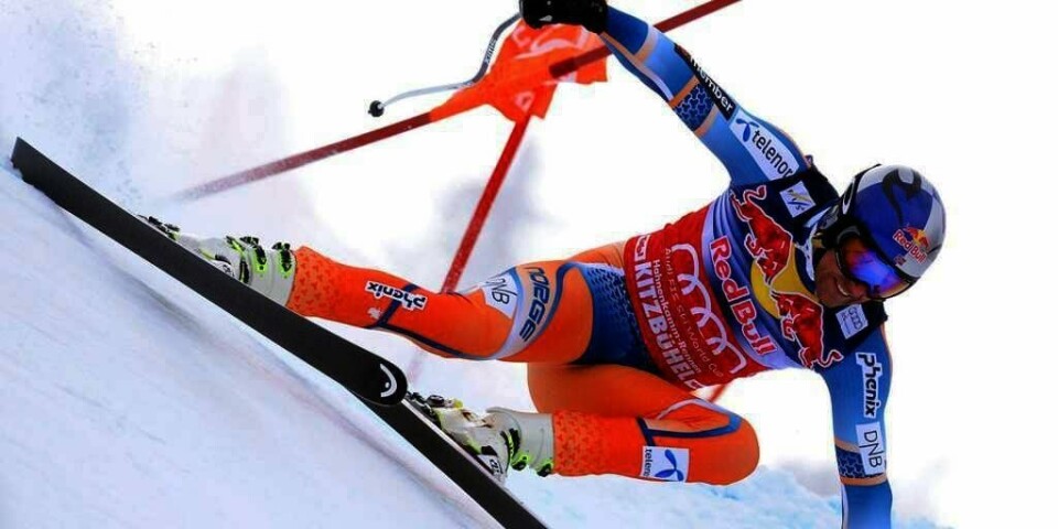 ALPINT: Aksel Lund Svindal tar på seg ski igjen denne uka. Det er første gangen siden skaden i oktober.